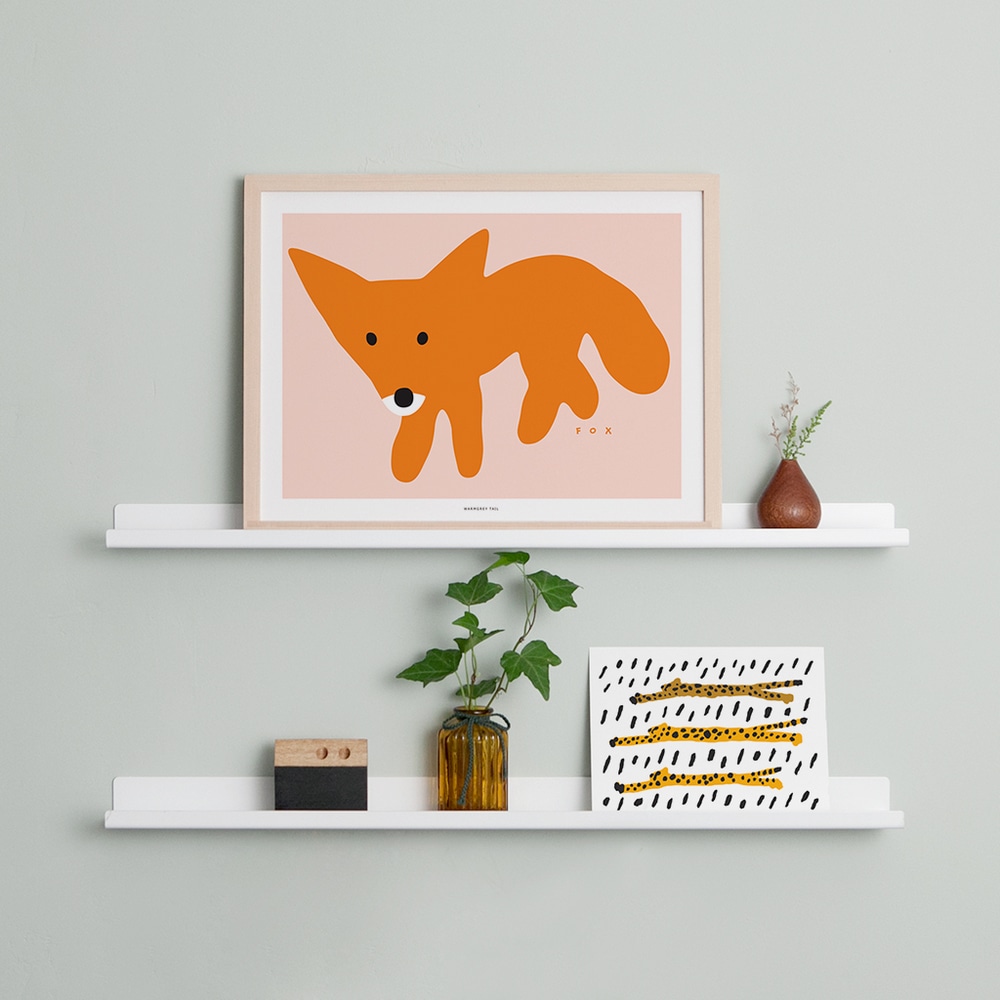 ArtPrint - Red Fox Pink – Bild 3